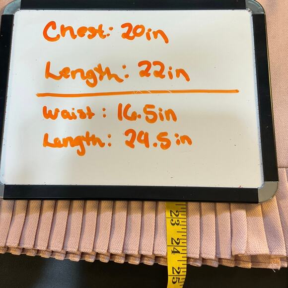 Le Suit Light Pink Ruffle Hem Two Piece Skirt and Jacket Suit Set Size 12P - Picture 10 of 10